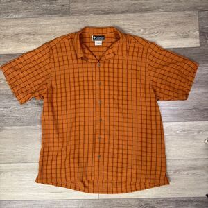 Columbia XCO Shirt Mens XLOrange Modal Casual Hike Hiking Outdoors Camping